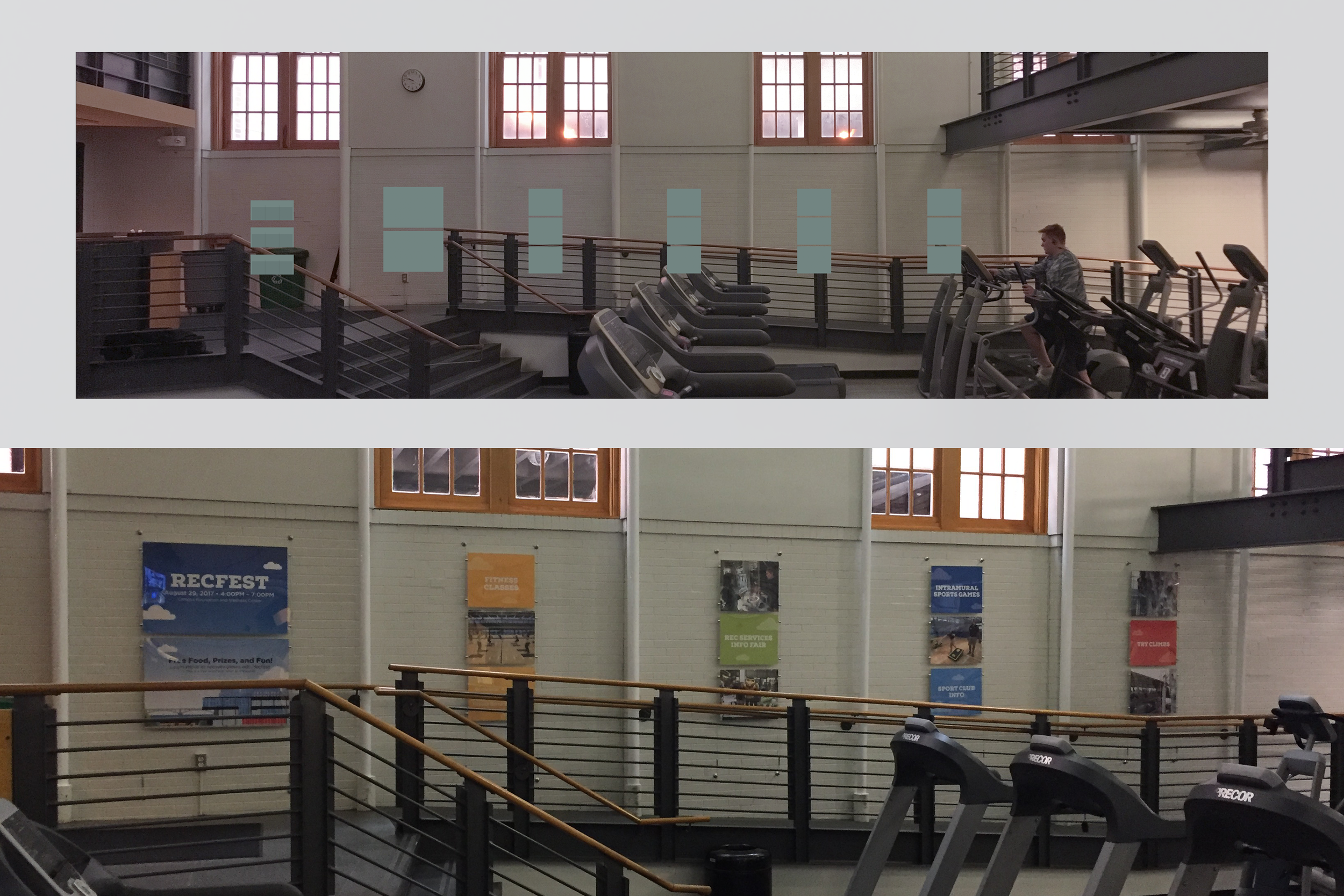 Fitness East Promotional Display