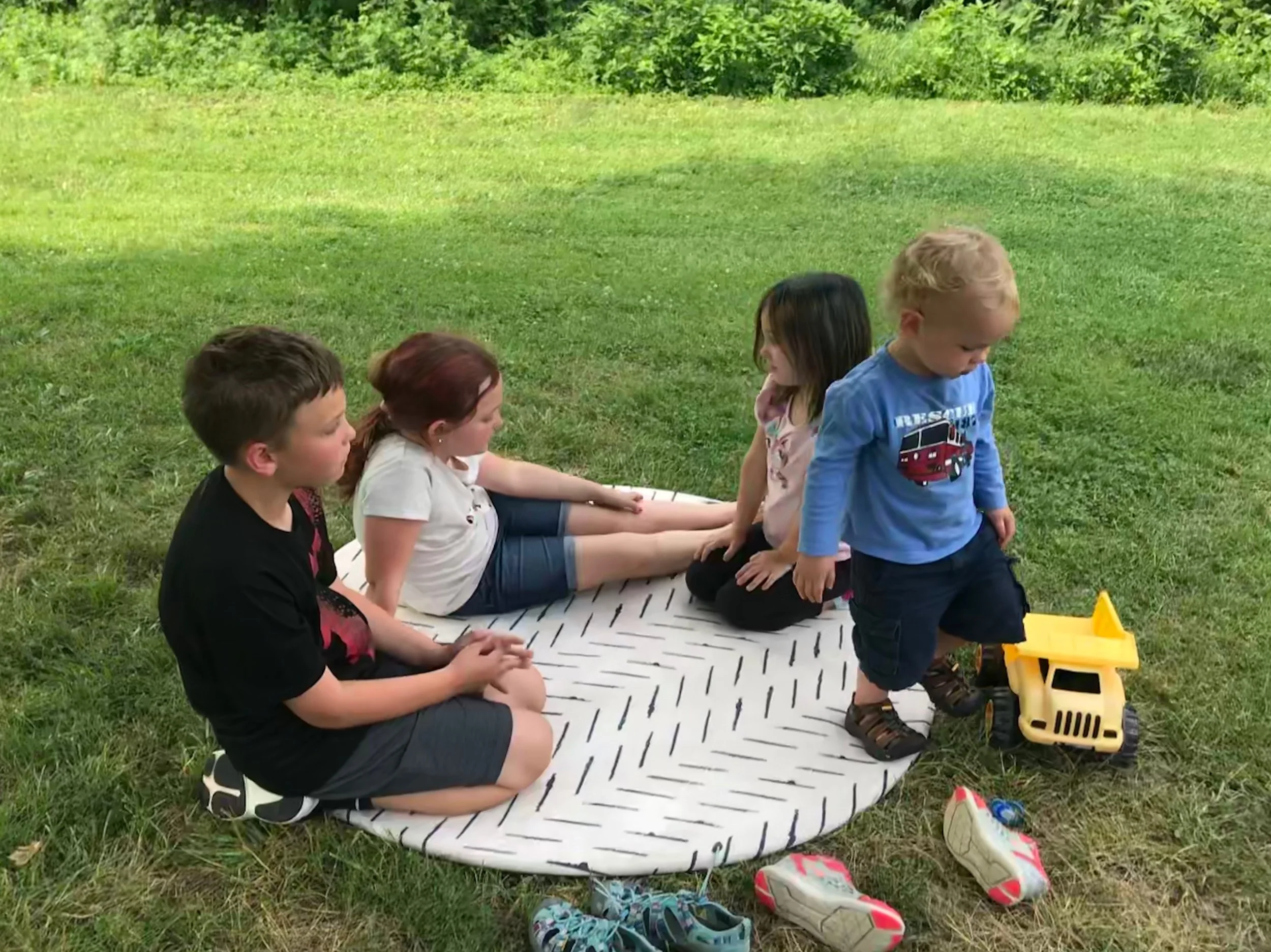 My whole world on a Rambler mat.