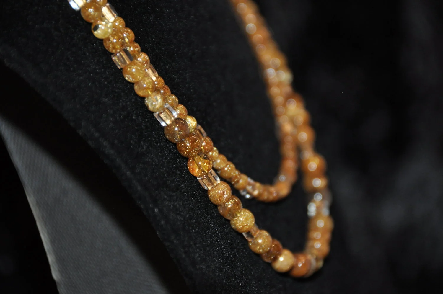 17”-19”+2+Strand+Rutilated+Golden+Quartz+Necklace+6.jpg