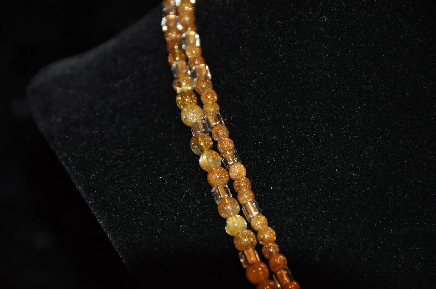 17”-19”+2+Strand+Rutilated+Golden+Quartz+Necklace+3.jpg