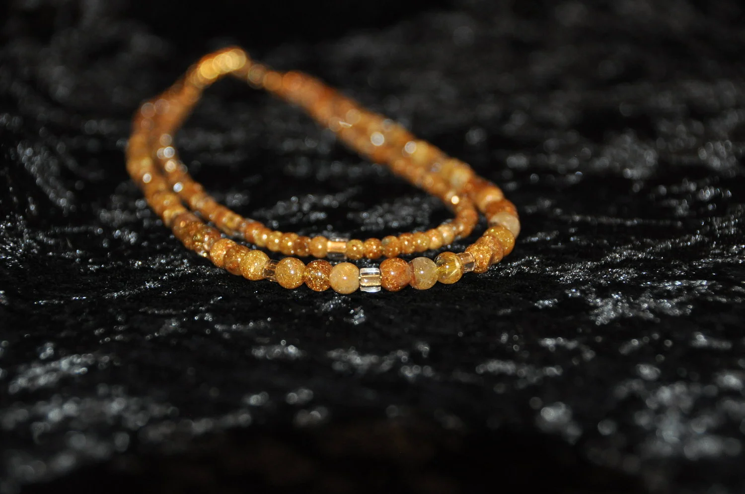 17”-19”+2+Strand+Rutilated+Golden+Quartz+Necklace+11.jpg
