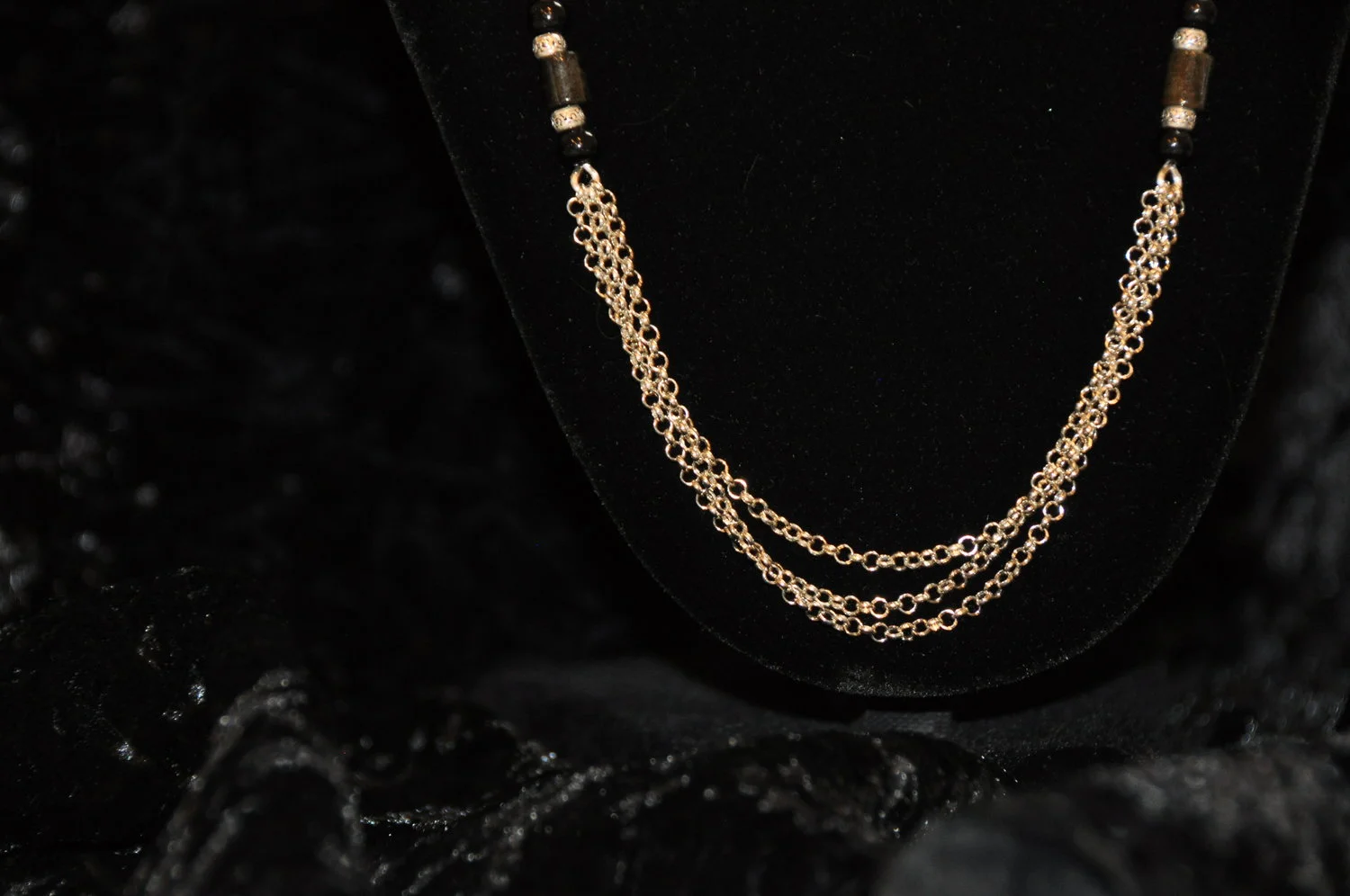 33%22+Black+Tourmaline+&+Obsidian+Necklace+on+Silver+2.jpg
