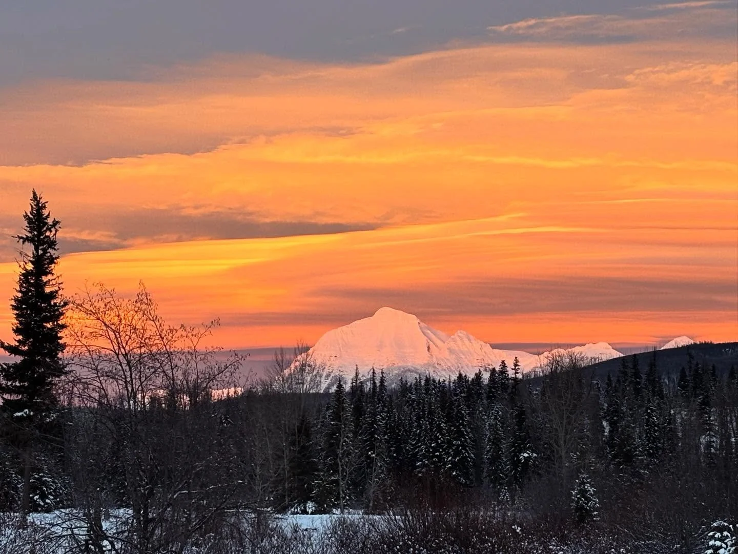 Did anybody else see the incredible sunset tonight?! The clouds put on quite the show for us. This was the best alpenglow I&rsquo;ve seen all year! This photo barely does it justice, but you get the idea :) Makes us excited to send off 2025 and welco