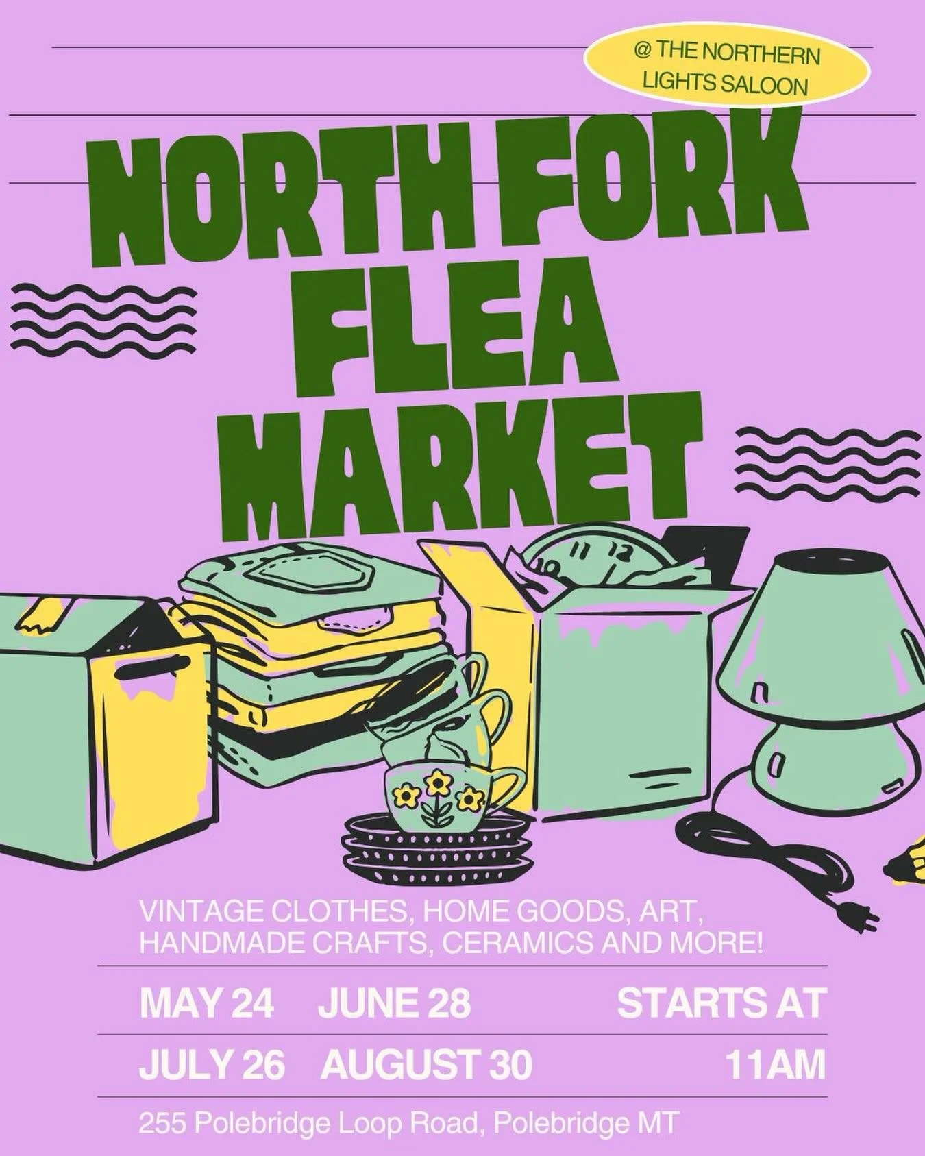 We&rsquo;re excited to announce our second year of the North Fork Flea Market! The first one will be 5/24, the Sunday of Memorial Day. We&rsquo;re excited for another season of showcasing amazing vendors from our community, selling home goods, excell