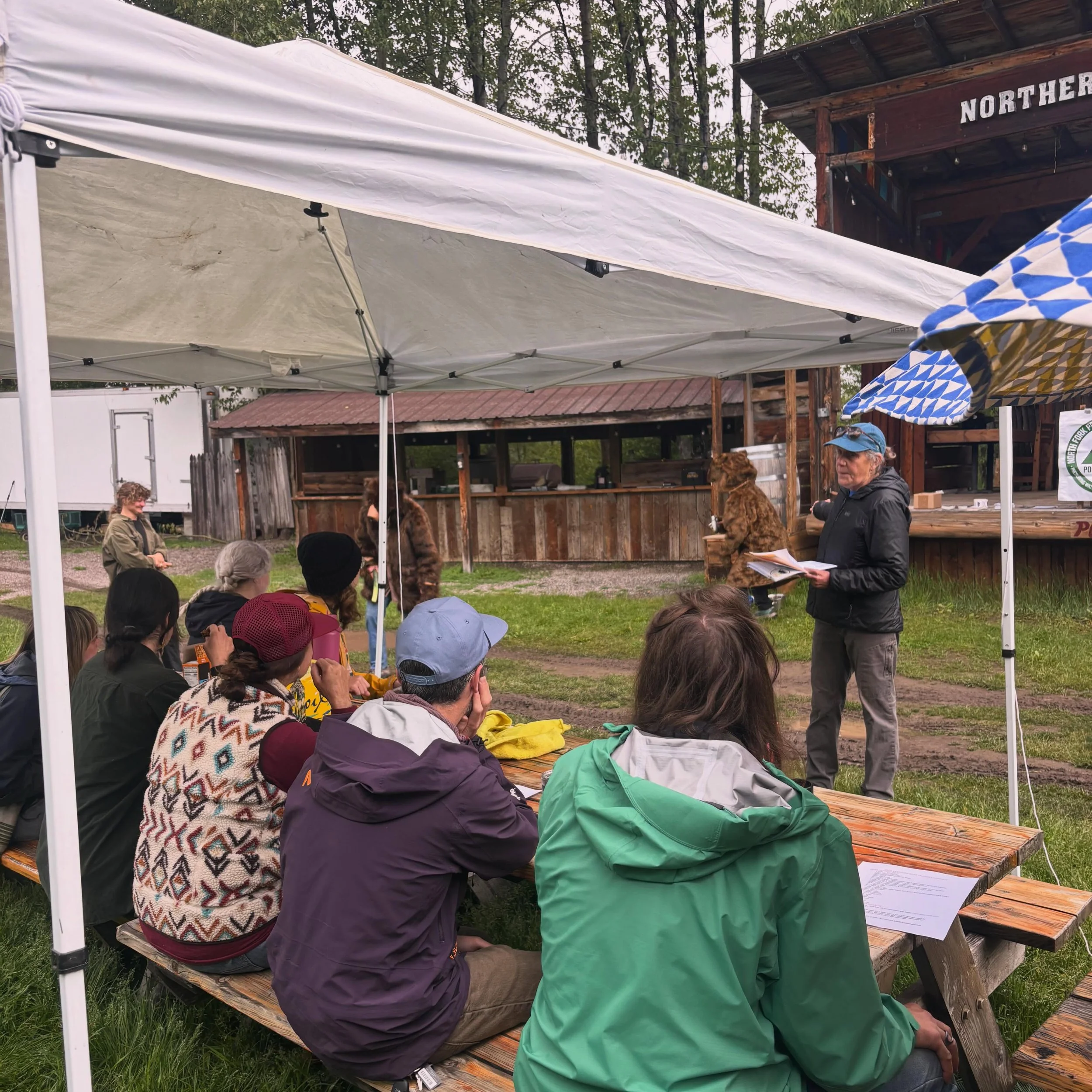 Big thanks to North Fork Preservation Association for giving our staff and @homeranchbottoms staff the Bear Smart presentation. We are learning about how to safely live and recreate in bear country. This summer make sure you secure your food in bear 