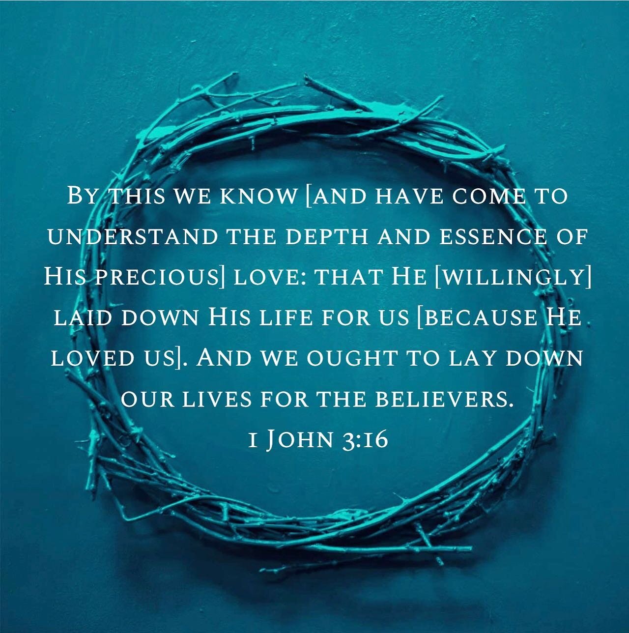 No greater LOVE! Jesus willingly laid His life down for everyone of us! Even for those He knew would betray, deny and reject Him. Thank you Lord for your AMAZING GRACE, thank you for the power of forgiveness and redemption fulfilled at the cross. We 
