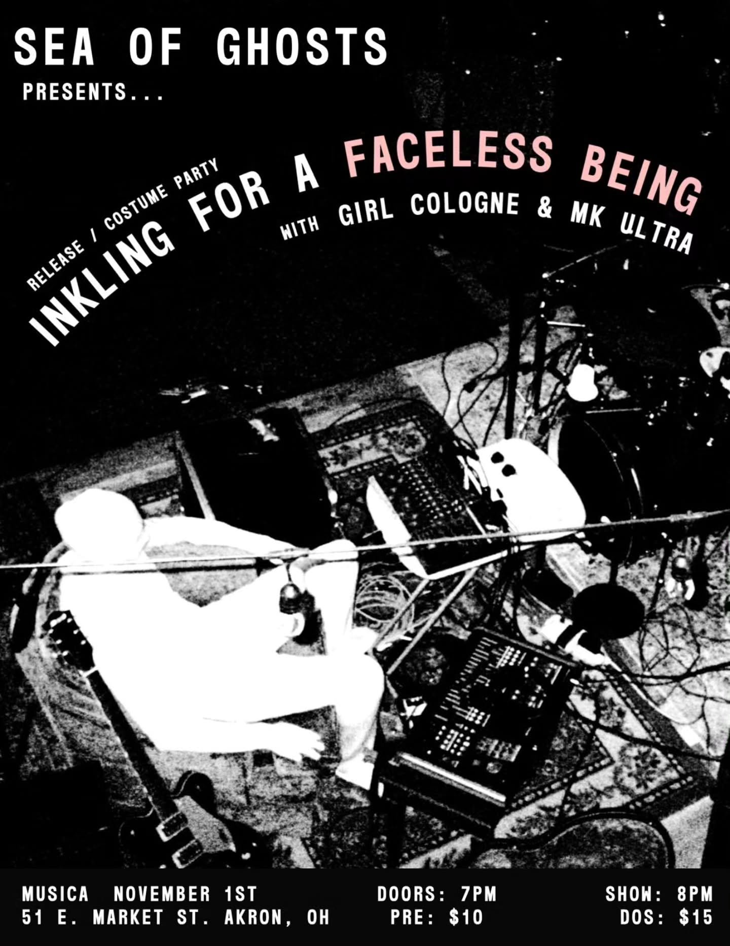 ALL TREATS / NO TRICKS THIS HALLOWEEN WEEK AT MUSICA 🍬

🎃 WEDNESDAY: Jerry Big's World Famous Band, Relentless Moisture, The Junks, Cat Stanley 

🎃 THURSDAY: SPOOKY-OKE

🎃 FRIDAY: Navingale Music Video Release &amp; Costume Contest w/ Dead In The