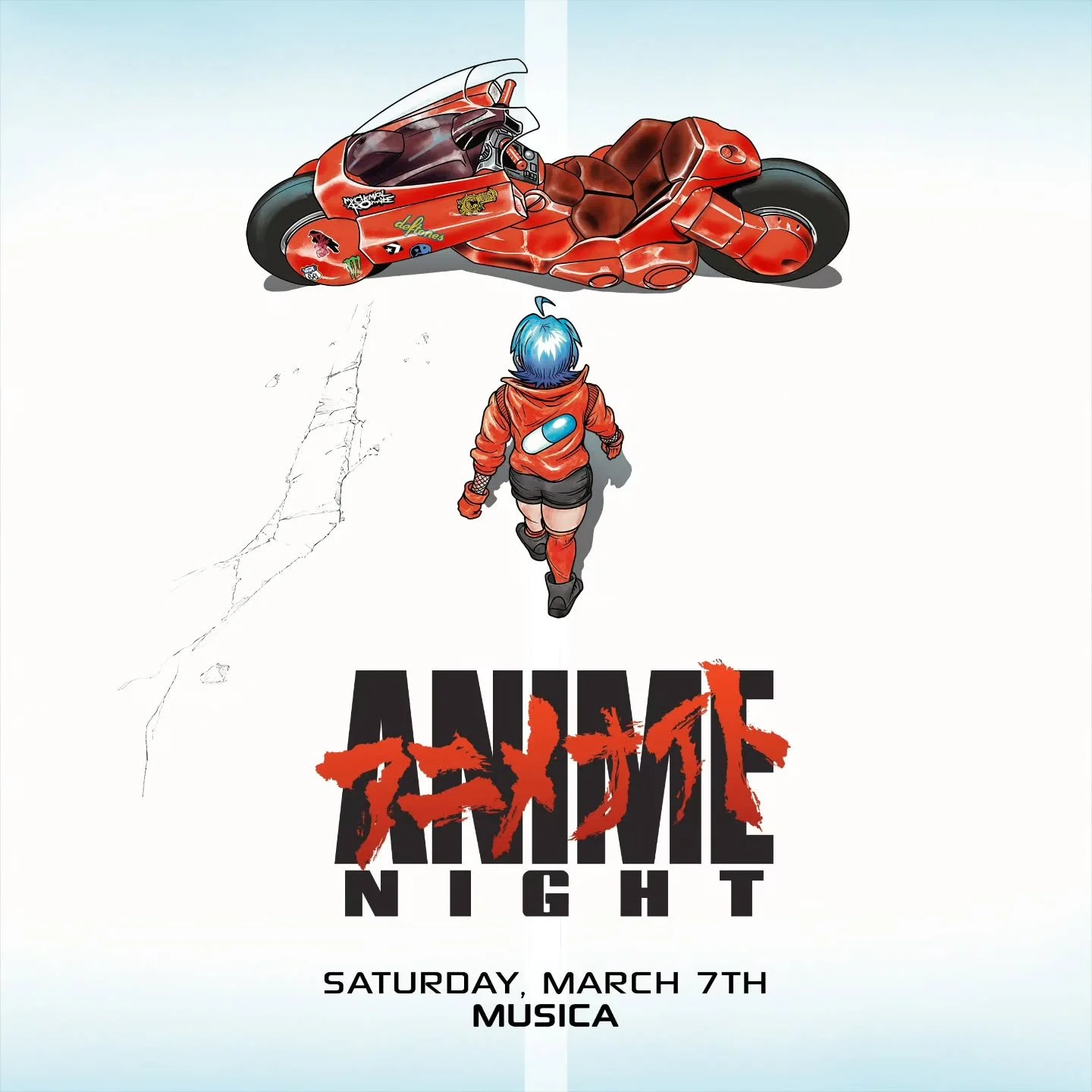 ANIME NIGHT RESCHEDULE 🚨

Due to unexpected vehicle maintenance, the Anime Night show on Friday 12/12 is being rescheduled for Saturday, March 7th.

All currently purchased tickets will be honored for the new date, but a refund window is open until 