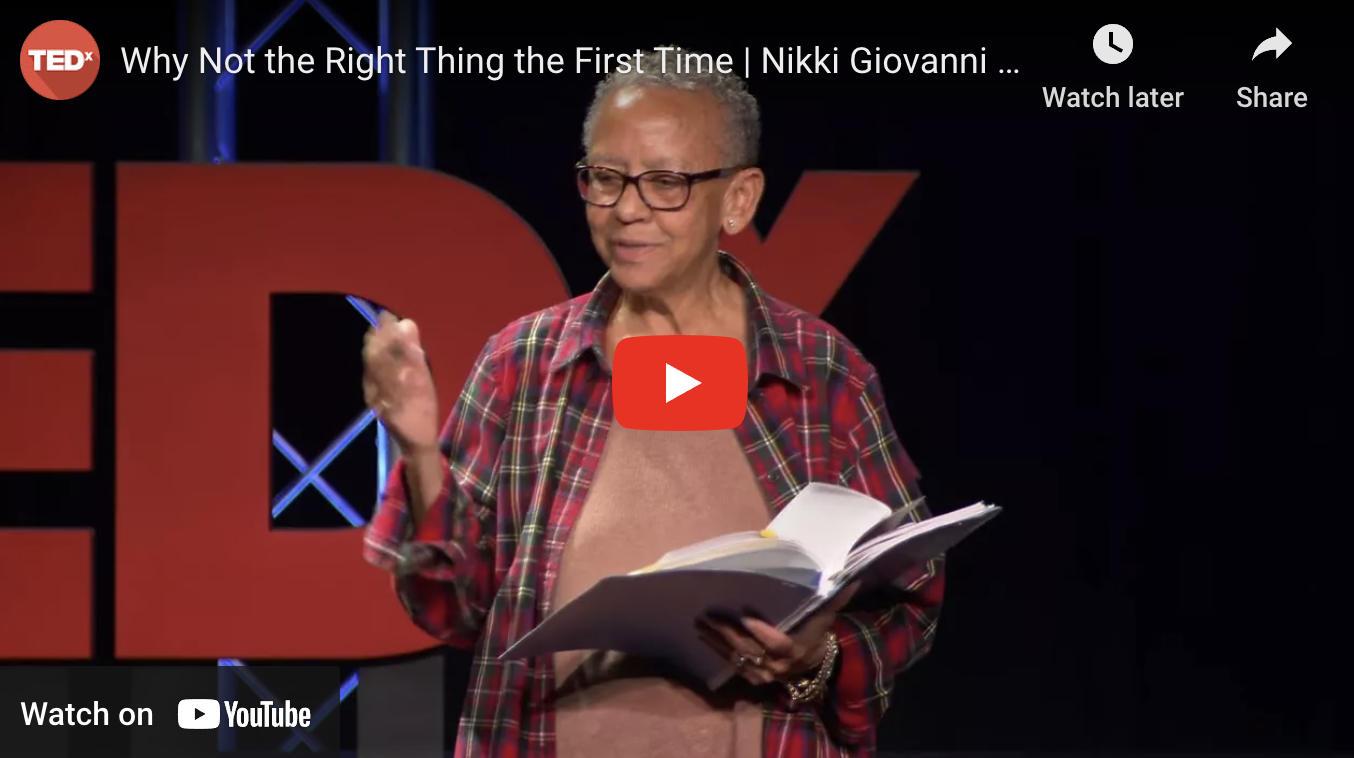 Thankful Thursday: Nikki Giovanni