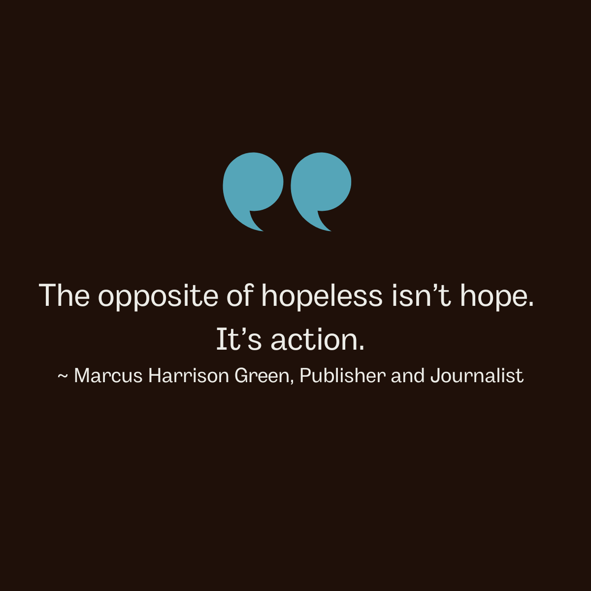 The Opposite of Hopeless