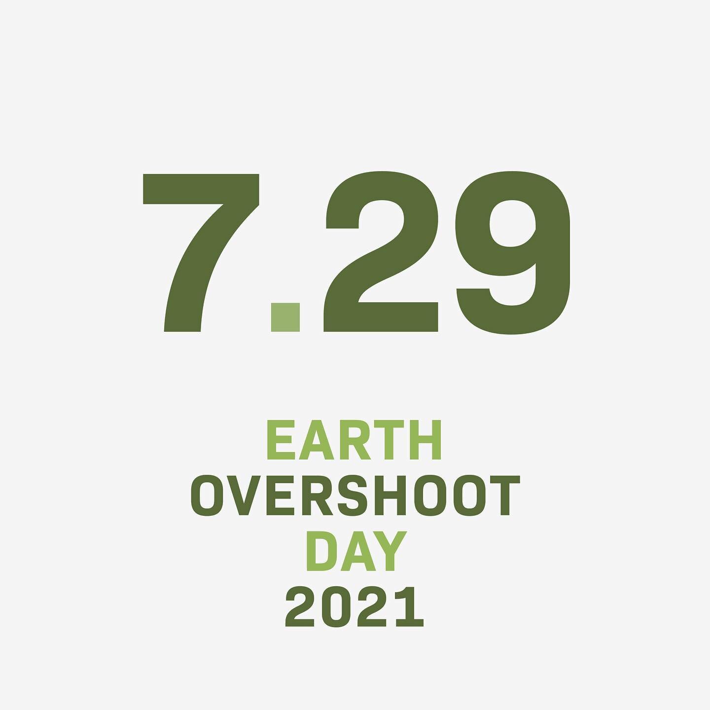 Earth Overshoot Day 2021 is here&hellip;

Earth Overshoot Day marks the date when humanity&rsquo;s resource consumption in a given year exceeds what the Earth can regenerate in that year. 

Learn more at overshootday.org

🔄