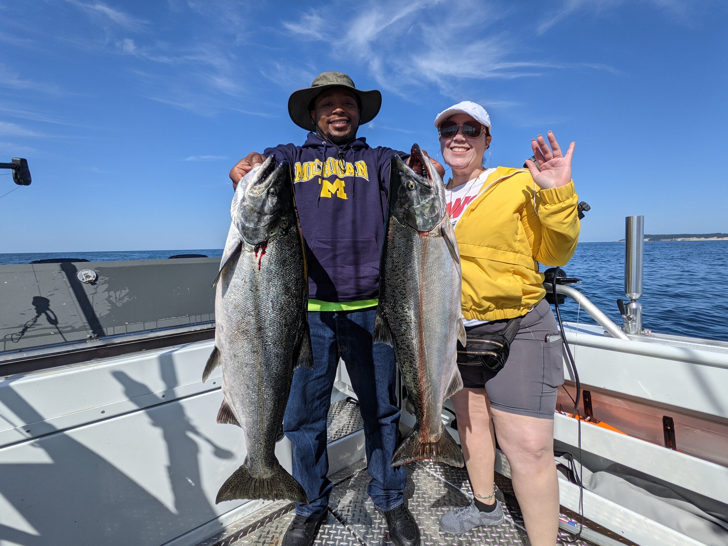 Lake Michigan King Salmon Fishing