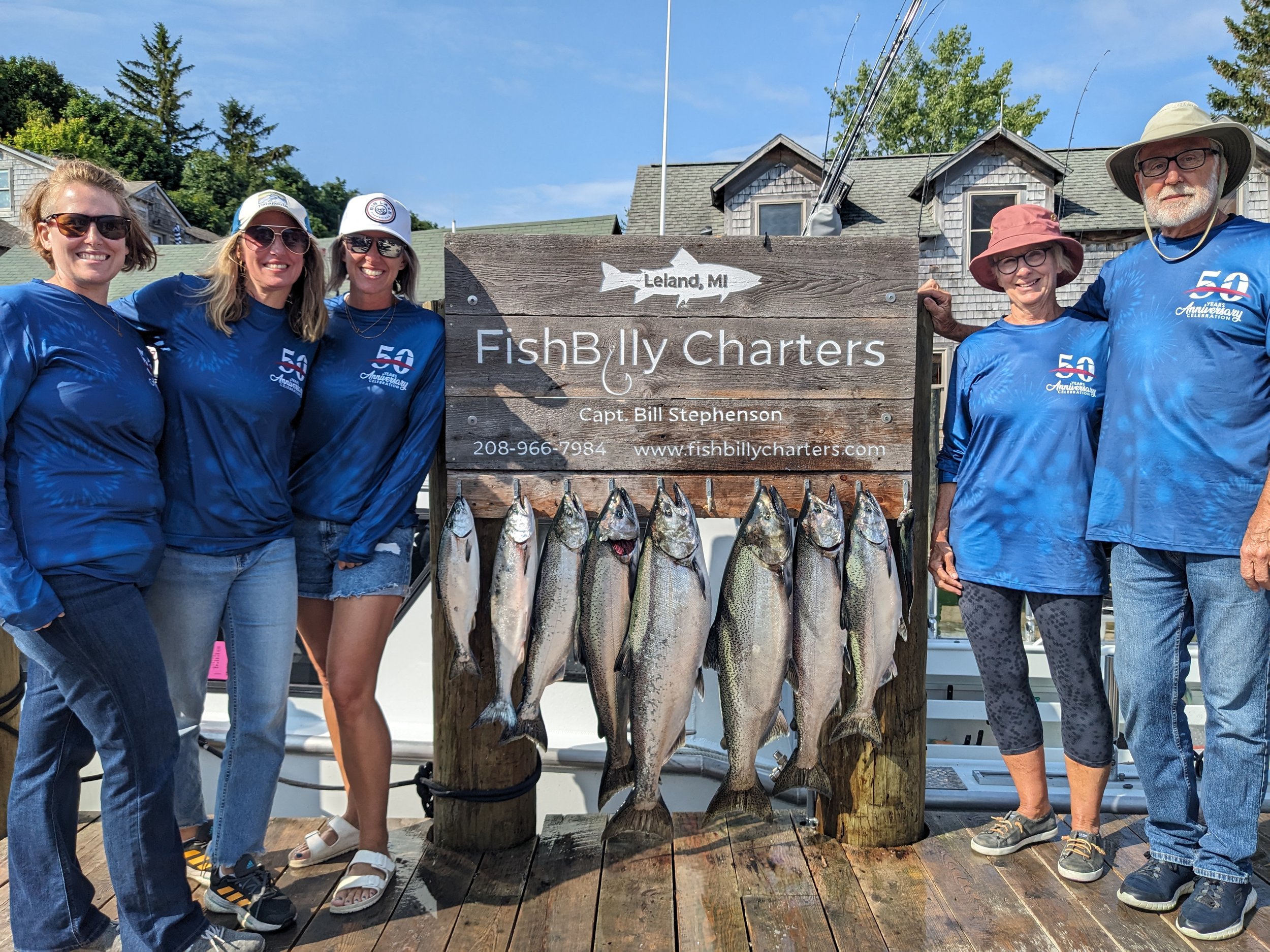 Charter Fishing Leland Michigan FishBilly Charters - Salmon Fishing Charter  Fishing Lake Michigan Leland Michigan