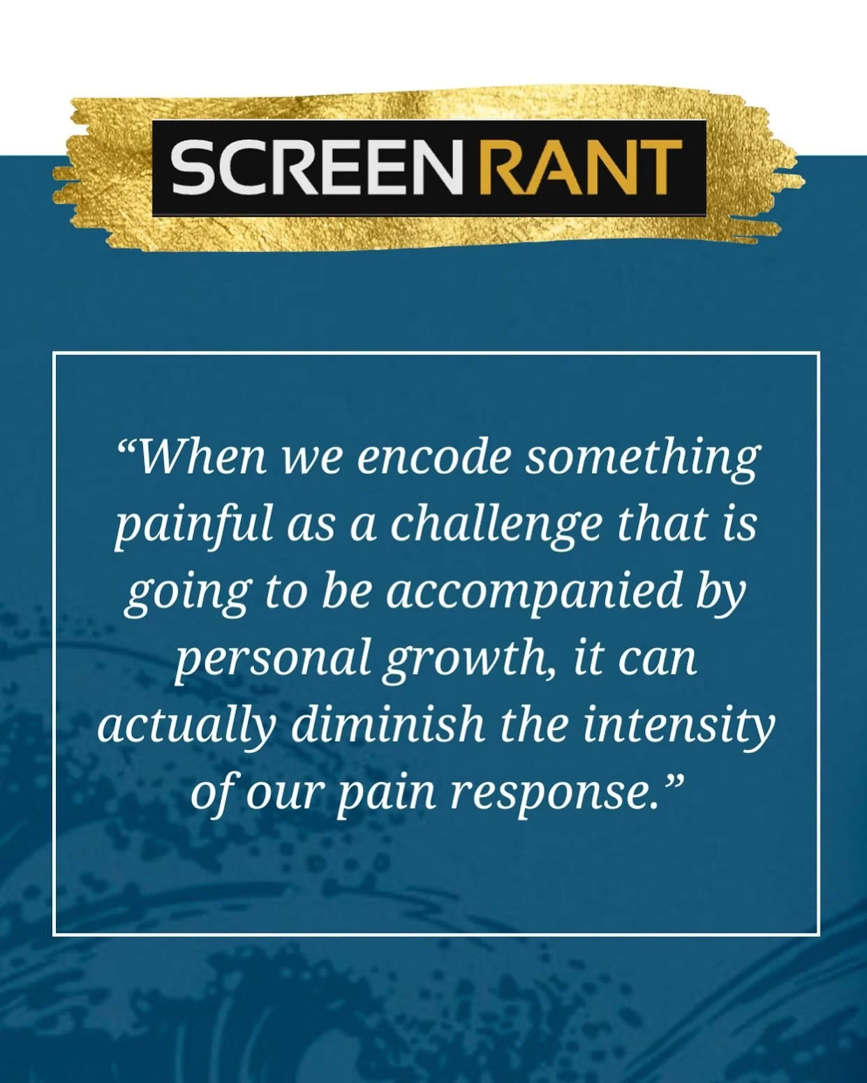 Growth requires discomfort.

In Chris Hemsworth show Limitless: Live Better Now, I had the chance to share how fear, failure, and pain aren&rsquo;t just obstacles they&rsquo;re opportunities for transformation.

This quote is from an interview I did 