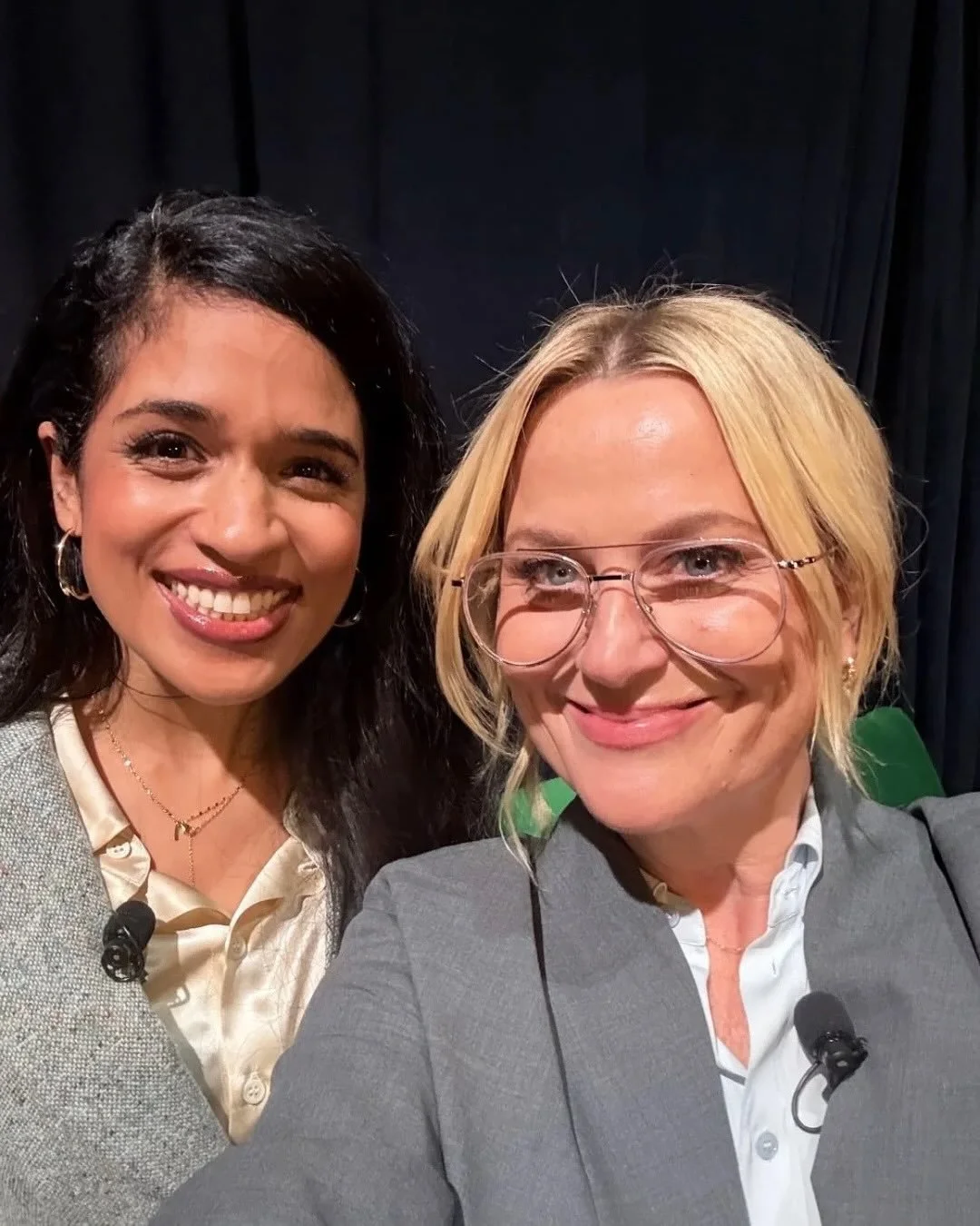 It was such an honor to be in conversation with Amy Poehler last week at the Moscone Center! She was so warm and generous and wise and of course hilarious.

Some highlights! She spoke about:

1) how she tries to reframe her anxiety and nerves before 
