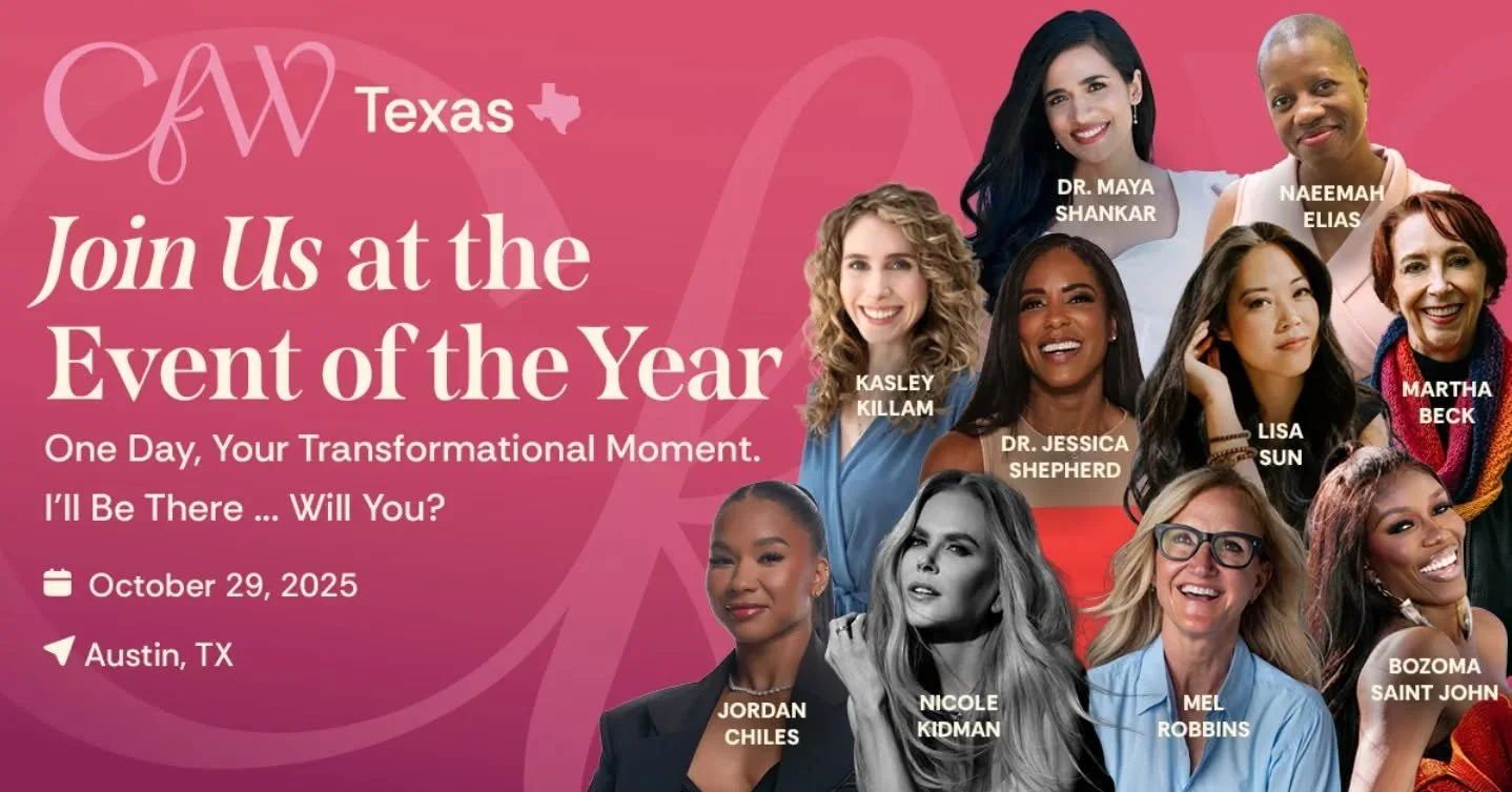 I&rsquo;m thrilled to be joining the @txconfwomen this year to talk about the personal experience of navigating unexpected change&mdash;and how it shapes who we become. In my Power Talk, I&rsquo;ll blend scientific insights with what I&rsquo;ve learn
