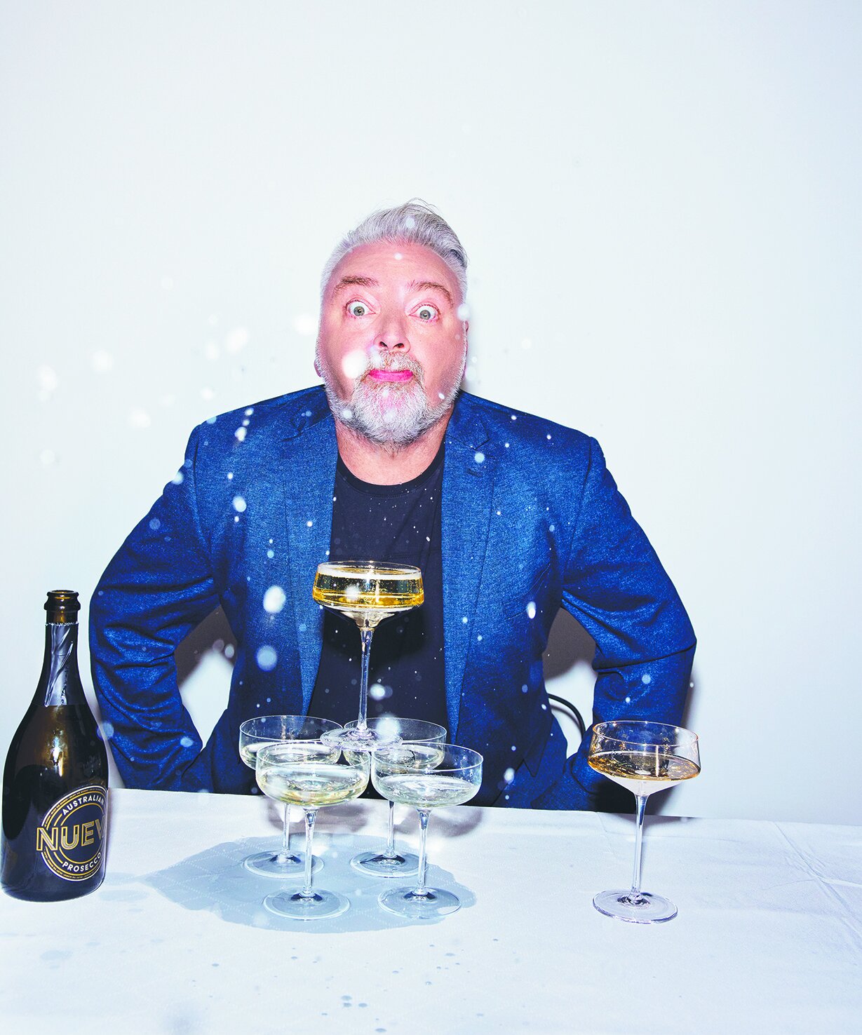 Kyle Sandilands and Tegan Kynaston throw a party on a superyacht in Sydney 