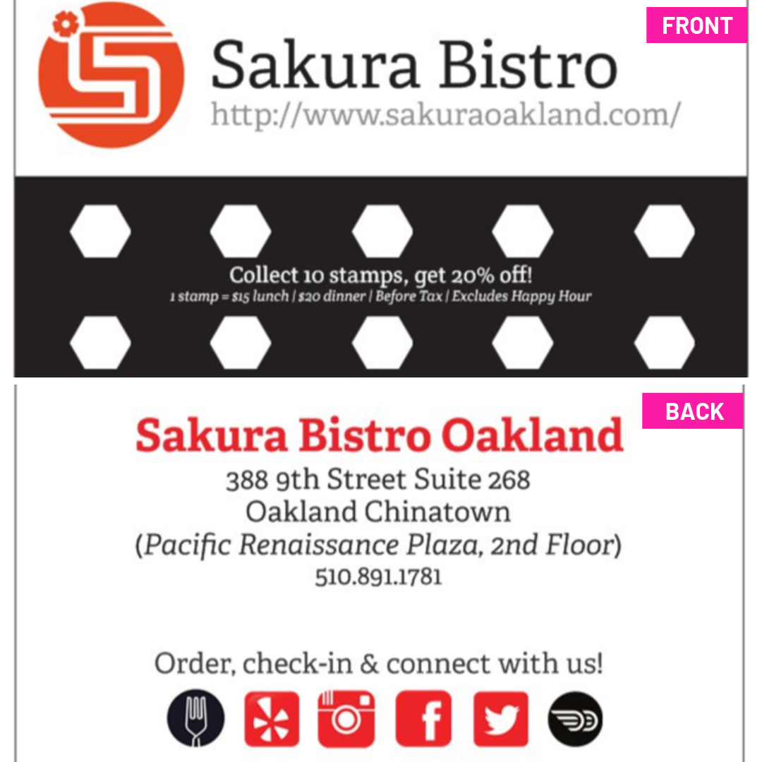 LOYALTY PROGRAM CARD