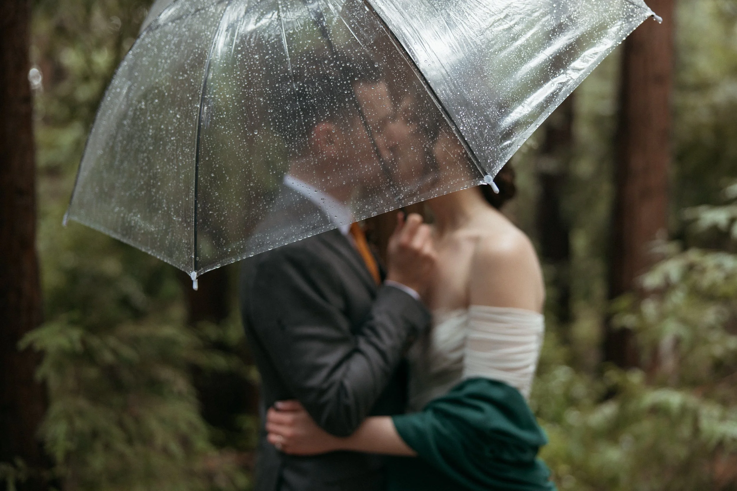 redwood forest wedding ceremony Waterfall Lodge California