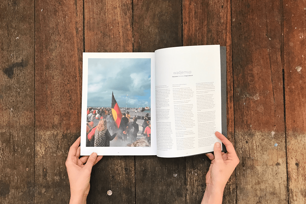 PRACTICE NEWS: greg grabasch in conversation about the WADJEMUP BURIAL GROUND PROJECT