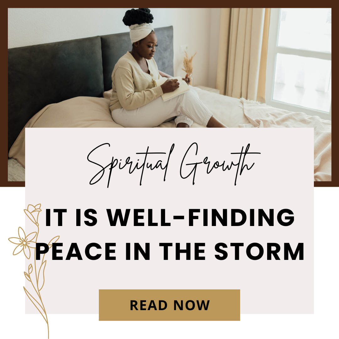 It Is Well-Finding Peace in the Storm