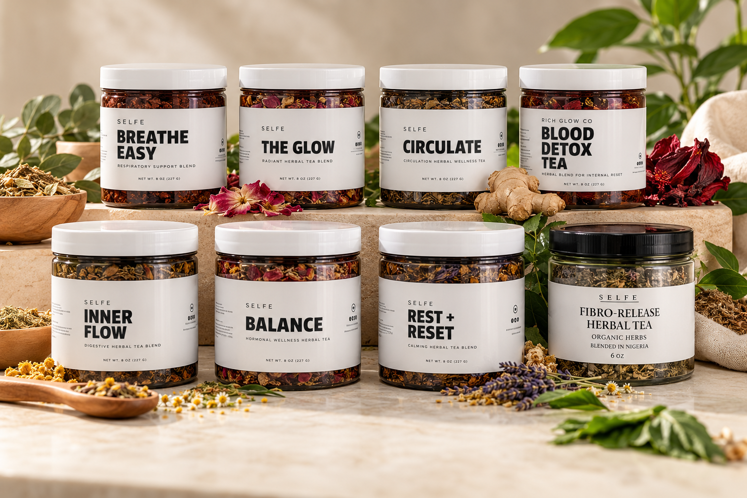 Premium Herbal Tea Collection Display.png