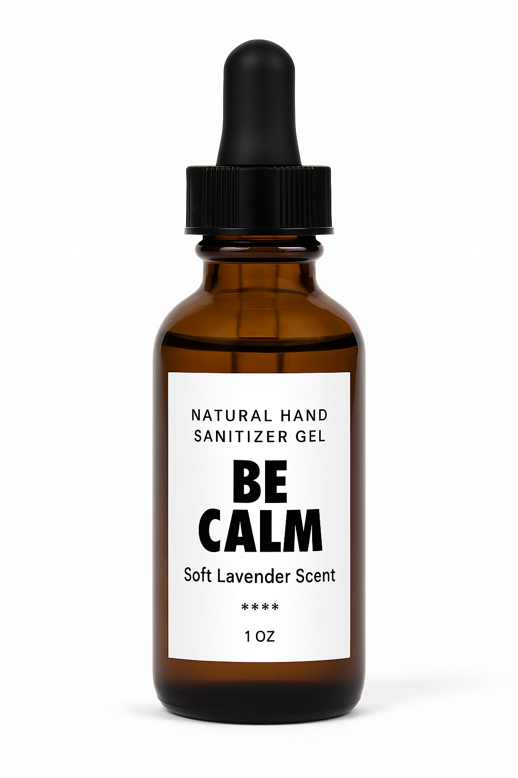 Mini HAND SANITIZER GEL “BE CALM” – 1 OZ