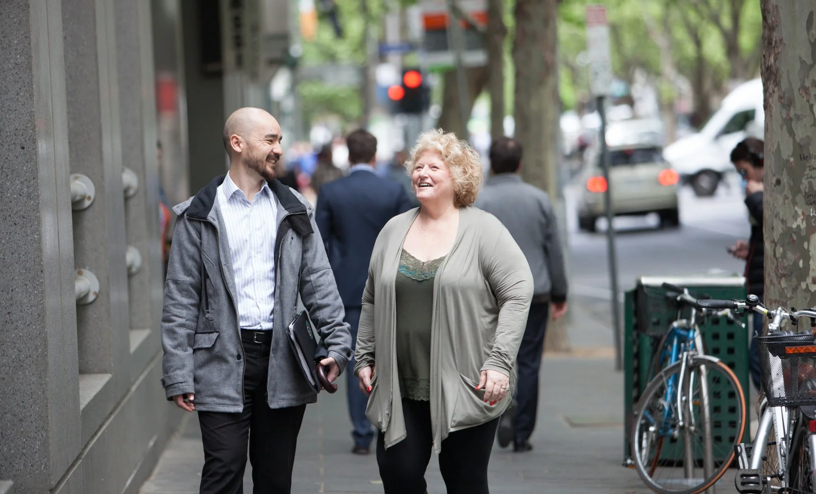 Damien, Quality Assurance Officer, Good Shepherd Microfinance and Norma NILS client Marrickville.