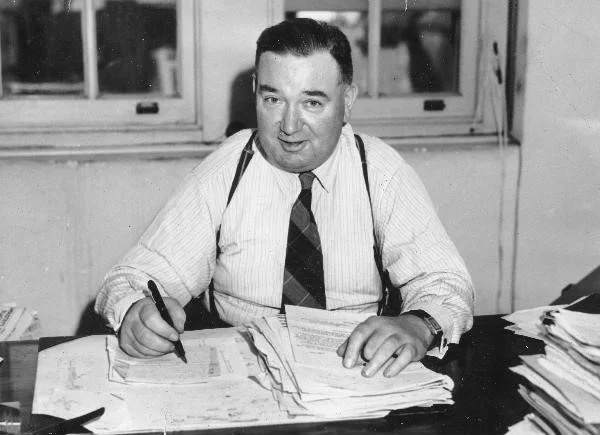 “Big Jim” Healy, Australian trade unionist and communist activist. Healy served as General Secretary of the Waterside Workers' Federation of Australia from 1937 to his death in 1961.