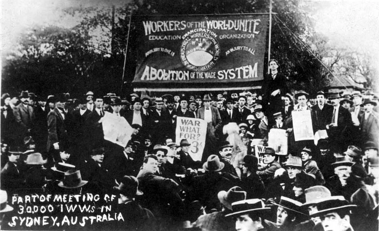 IWW Mass Meeting in Sydney, Australia - September 11, 1916