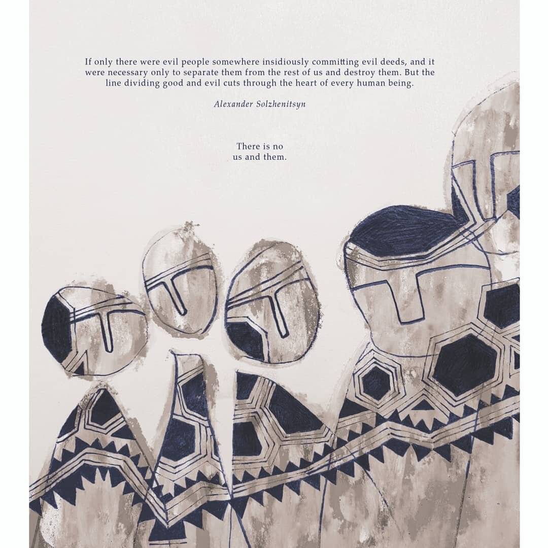 &quot;If only there were evil people somewhere insidiously committing evil deeds, and it were necessary only to separate them from the rest of us and destroy them. But the line dividing good and evil cuts through the heart of every human being.&quot;