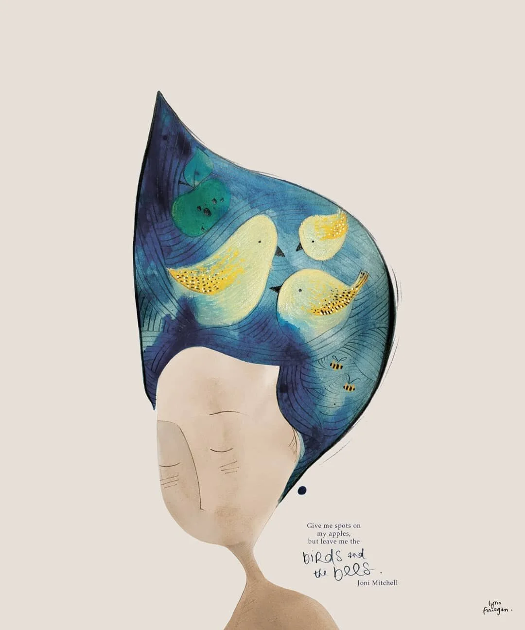 &quot;Give me spots on my apples, but leave me the birds and the bees.&quot;
Joni Mitchell
#illustratorsoninstagram #illustration #jonimitchell #livingplanet #thereisnoplanetb #pesticidefree #womenwhofarm