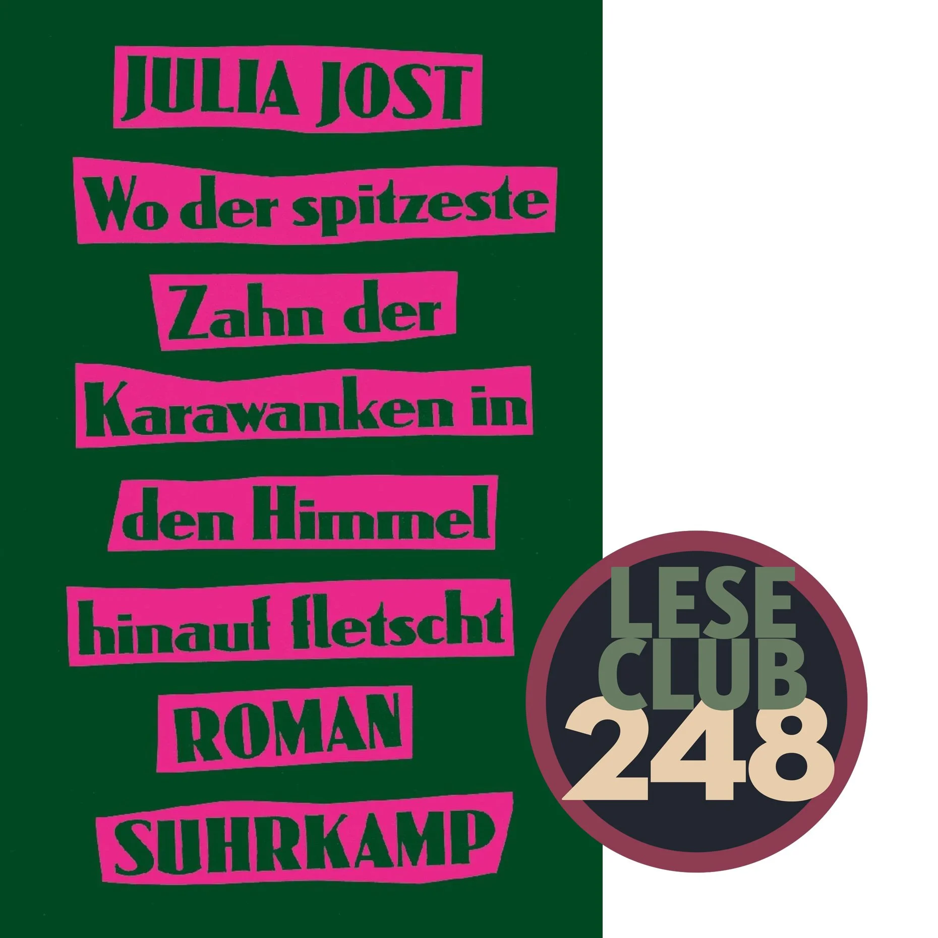 LESECLUB248 mit Diana Köhle & David Samhaber