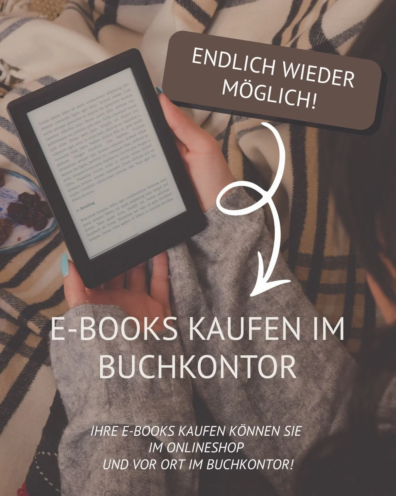 🎉 Das Warten hat endlich ein Ende! 🎉
E-Books im Onlineshop sind wieder regul&auml;r bestellbar. Wir freuen uns sehr, diesen Service wieder zur Verf&uuml;gung stellen zu k&ouml;nnen und w&uuml;nschen viel Freude mit dem digitalen Lesestoff! 📚

#ebo