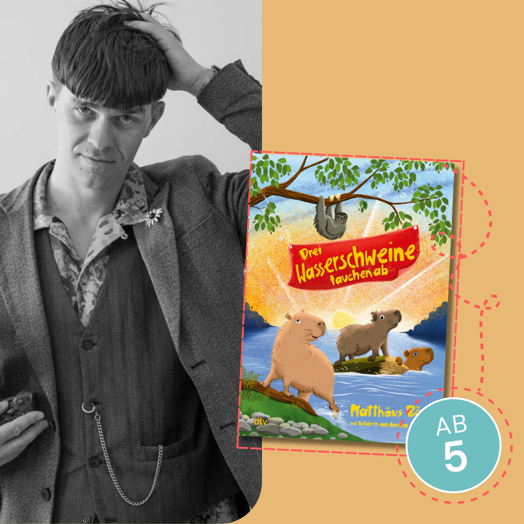 Matthäus Bär mit “3 Wasserschweine tauchen ab”