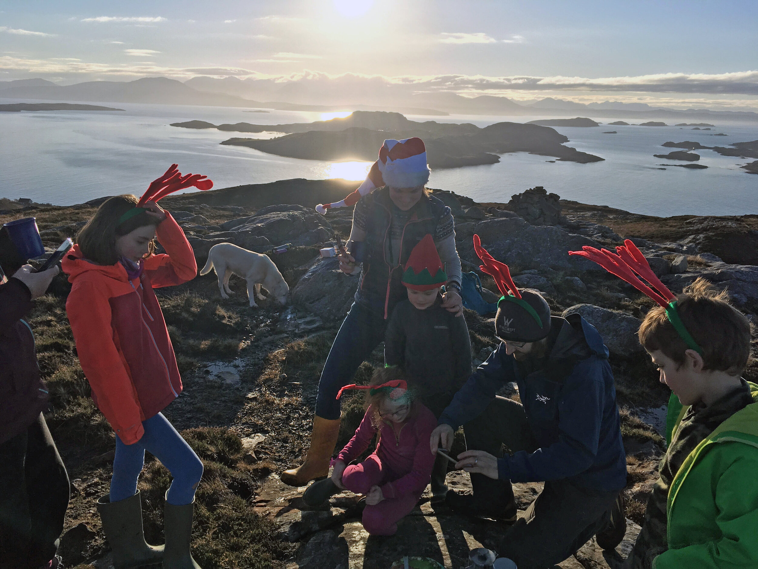 Lizzie, Ullapool, Family shot with view.jpg