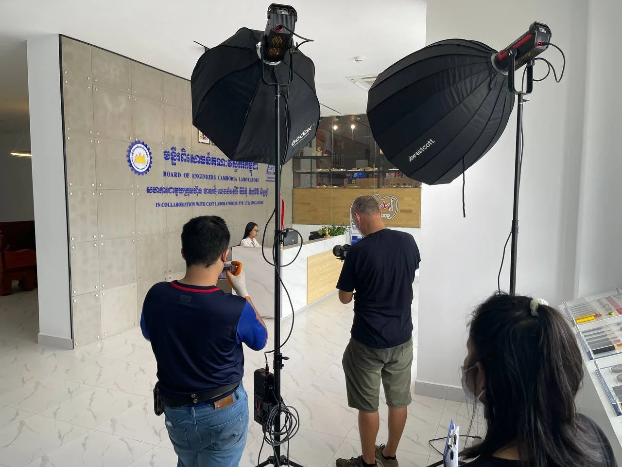 Lighting camera operator BECL Corporate Video, Phnom Penh, Cambodia ...