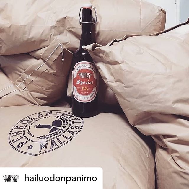The latest batch of Hailuoto Brewery&rsquo;s Spezial beer is now even more special. Now including malt barley grown in Hailuoto Island and malted @pehkolanmallastamo. Spezial is one of our favourite beers from @hailuodonpanimo &bull; Posted @withrepo