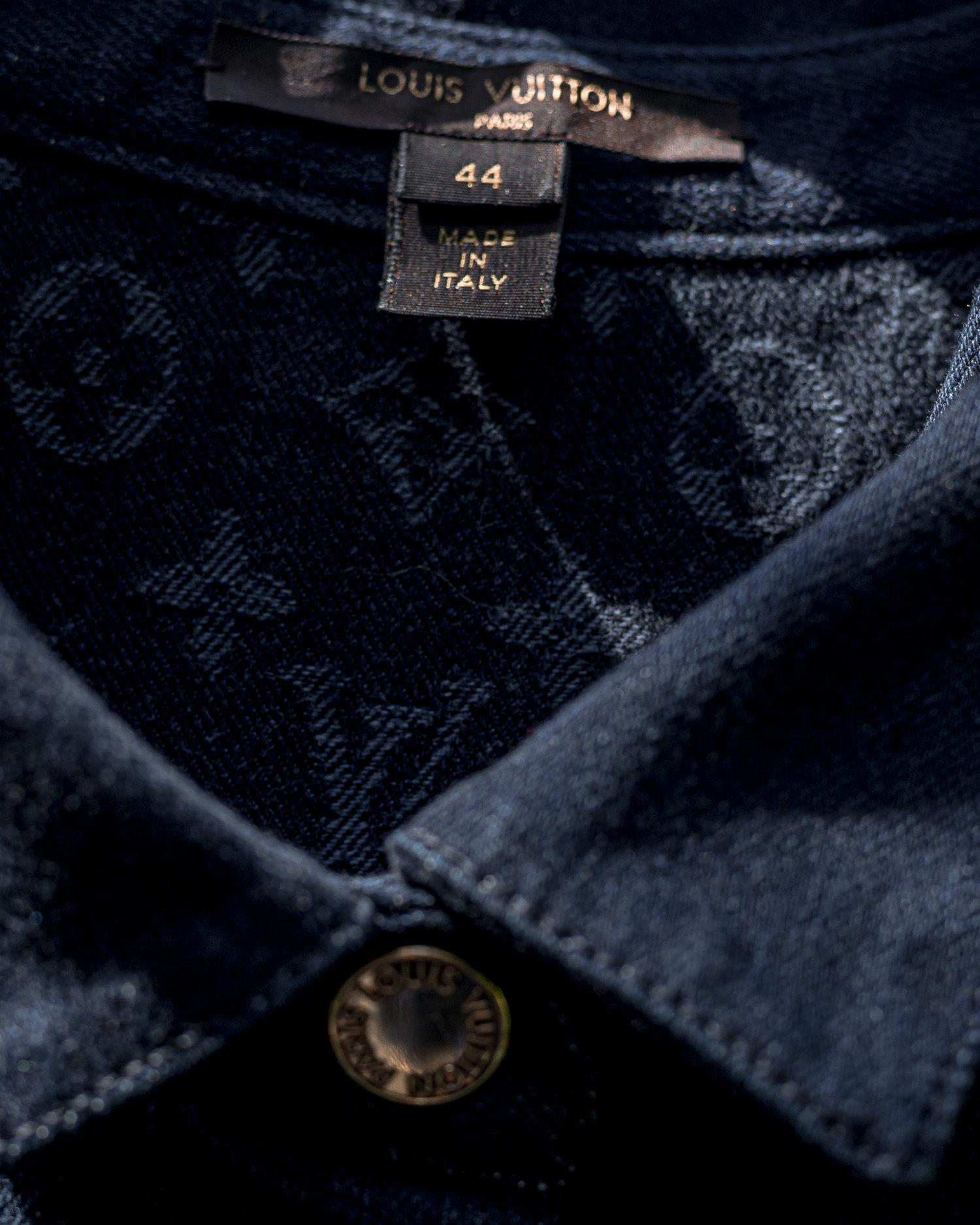 Louis Vuitton white Monogram Sleeveless Denim Jacket