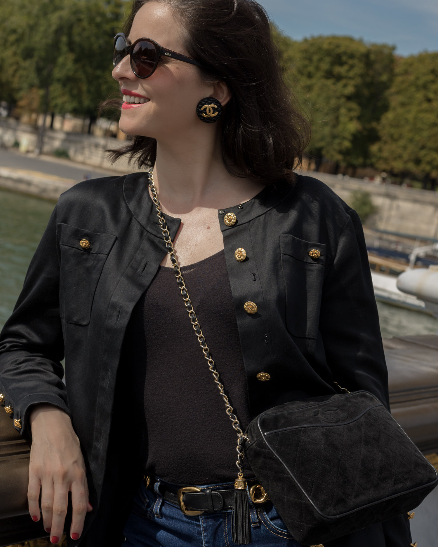 Black Lambskin CC Tassel Camera Bag Gold Hardware, 1986-1988, Handbags &  Accessories, The Chanel Collection, 2022