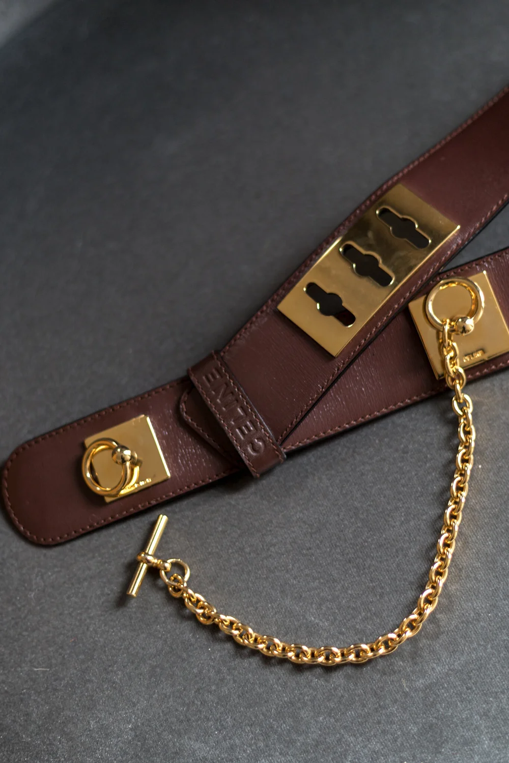 Vintage Celine Lock Belt — singulié display picture 3