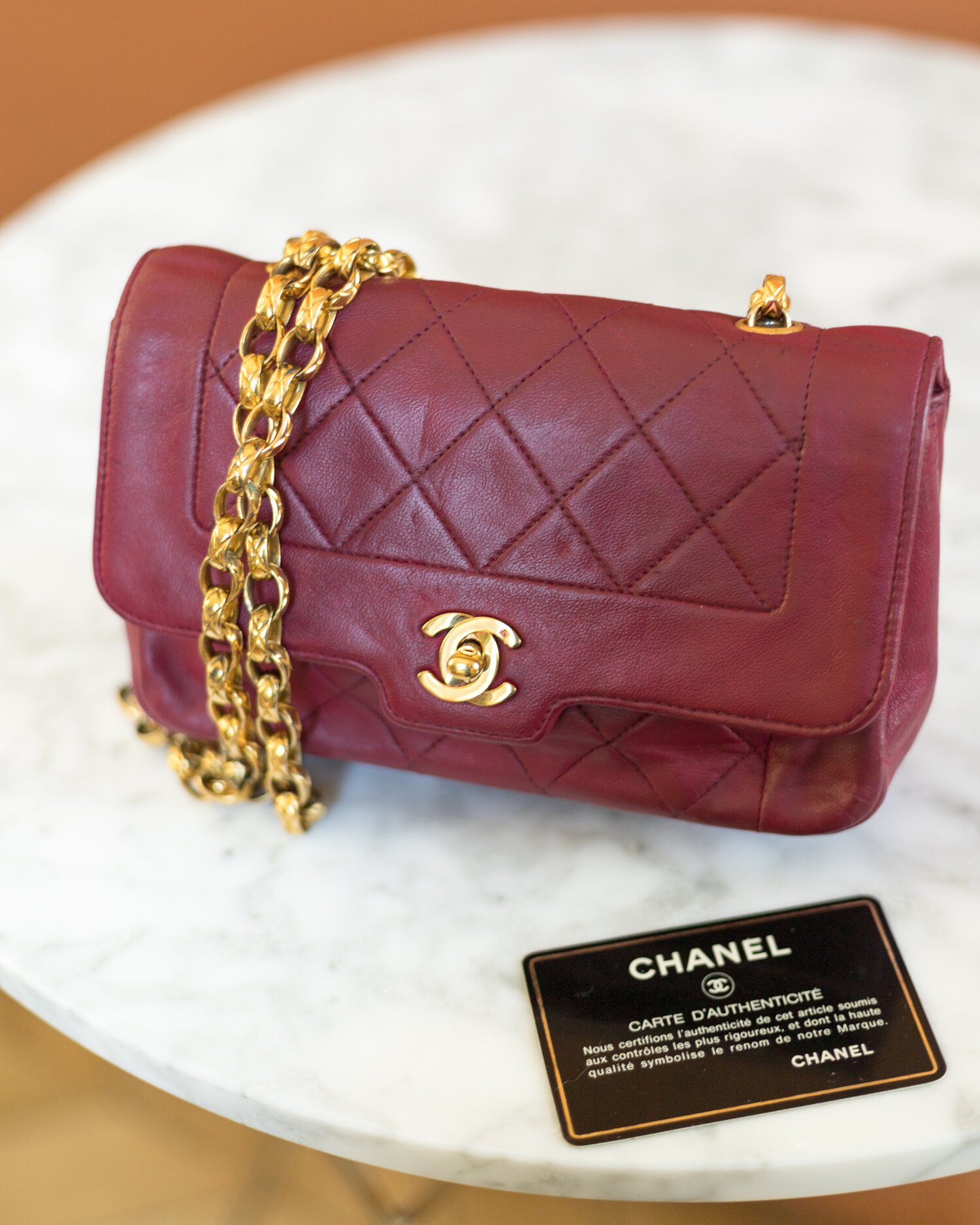 CHANEL, Bags, Rare Vintage Chanel Pink Diana Classic Flap Bag
