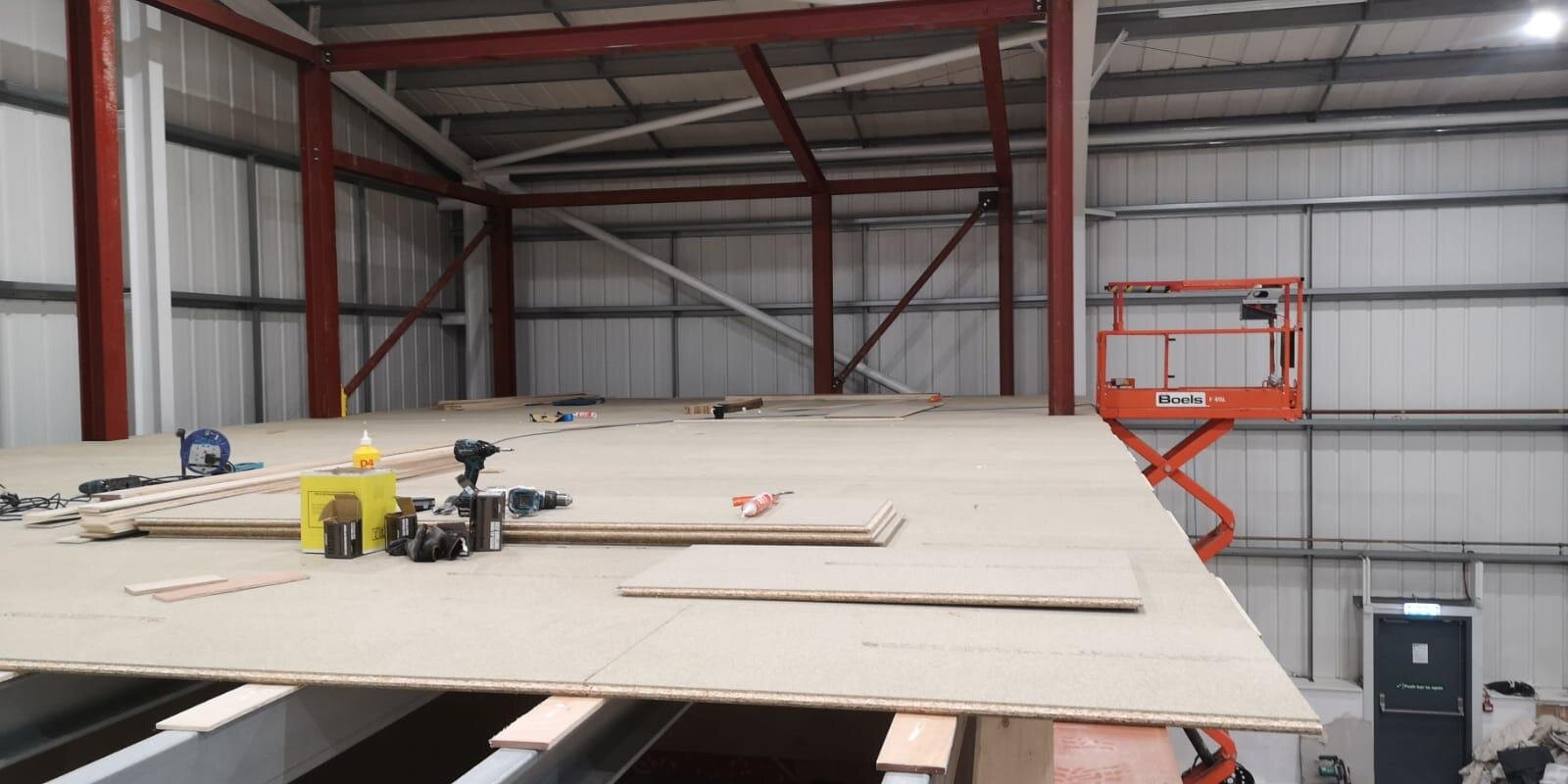 Upstairs coming together