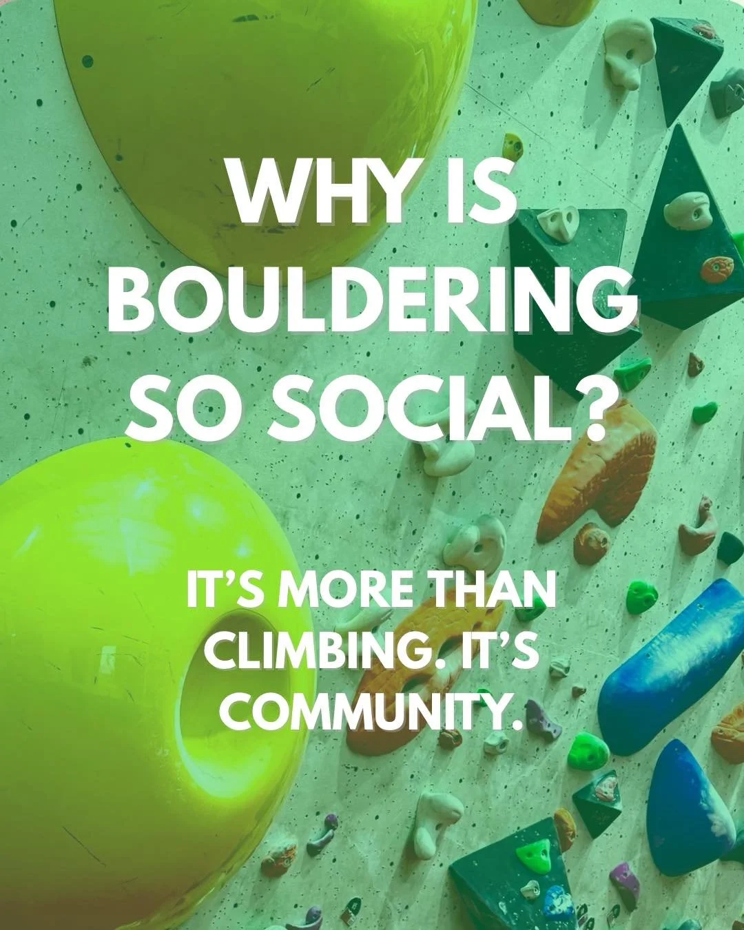 Climbing isn&rsquo;t just about the wall.

It&rsquo;s encouragement, problem-solving together, and cheering each other on 👏

Looking for a new way to meet mates? Bouldering might be for you. 

#gloucestershire #climbinglife #cheltenhamlife #boulderi