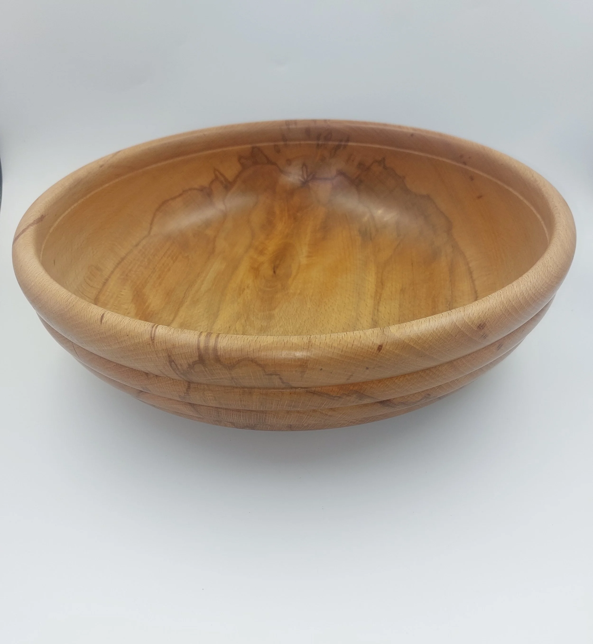 Margaret and Bobs Beaded Irish Flamed Beech Bowl.jpg