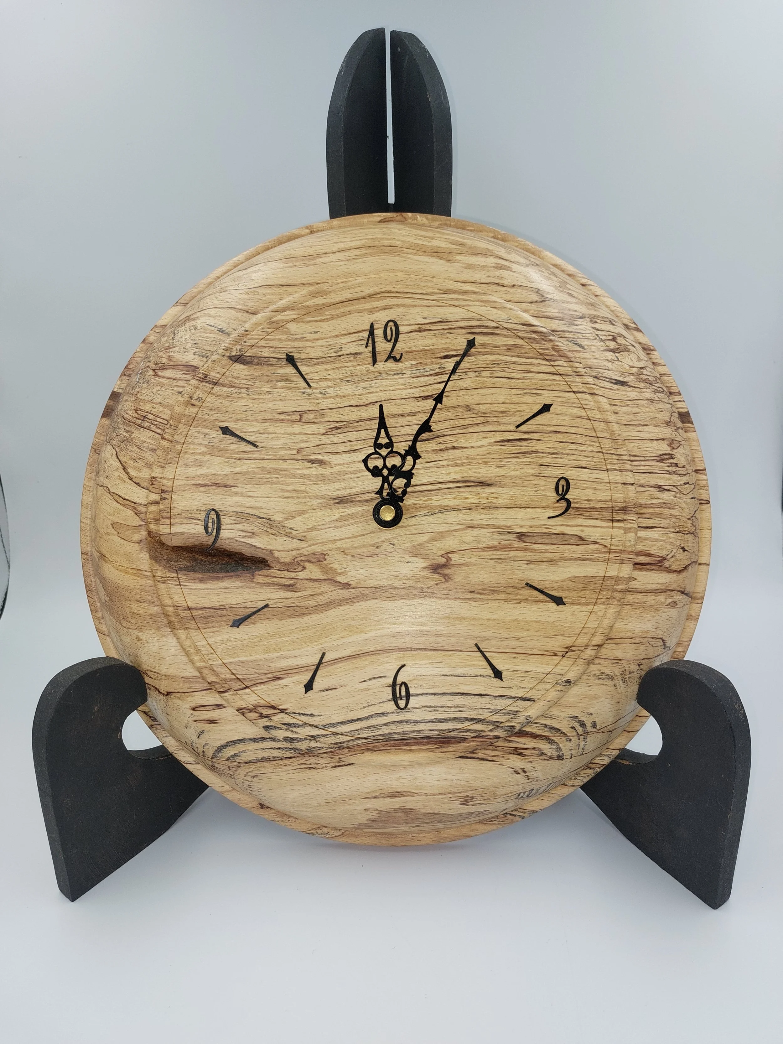 13 Inch Irish Spalted Beech Clock 200426.jpg