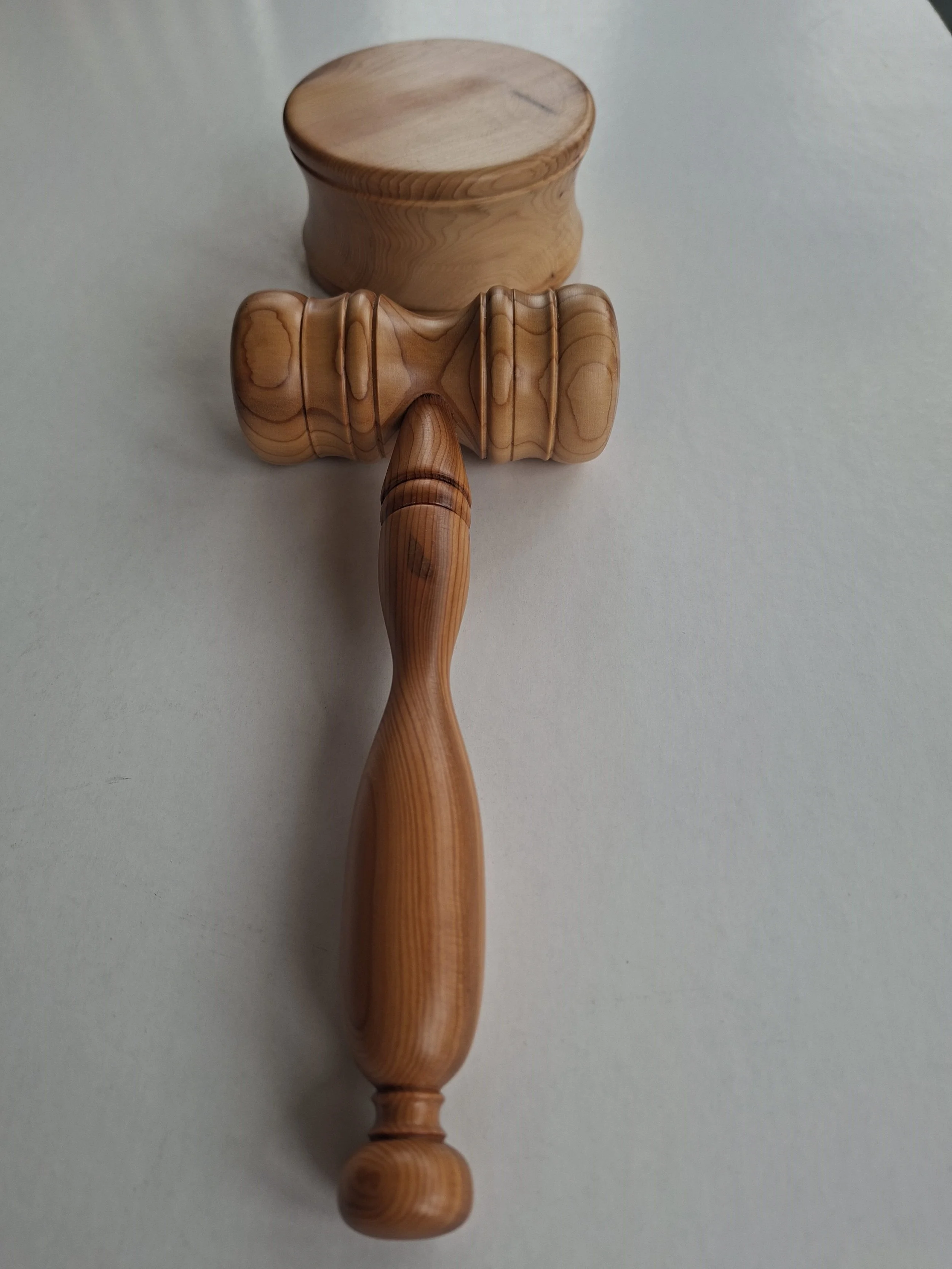 Irish Yew Block and Gavel a.jpg