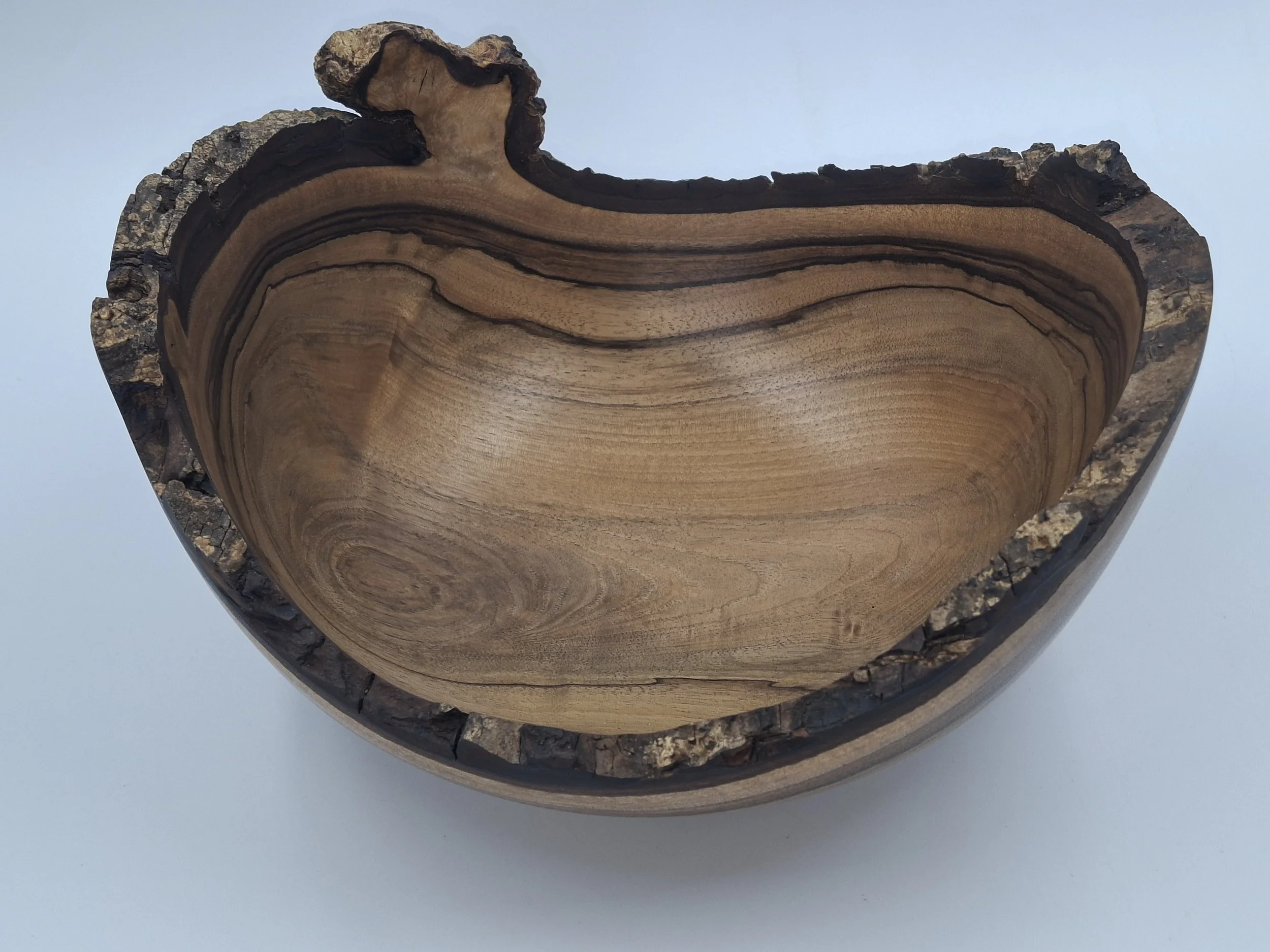 Irish Black Walnut Natural Edge Bowl 10" x 5"