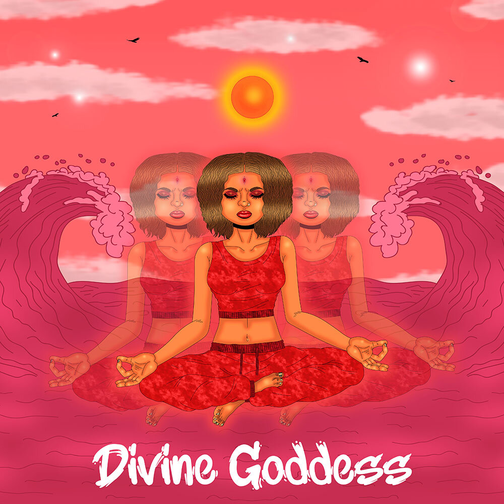 Divine Goddess T-shirt - Malachite Design.jpg