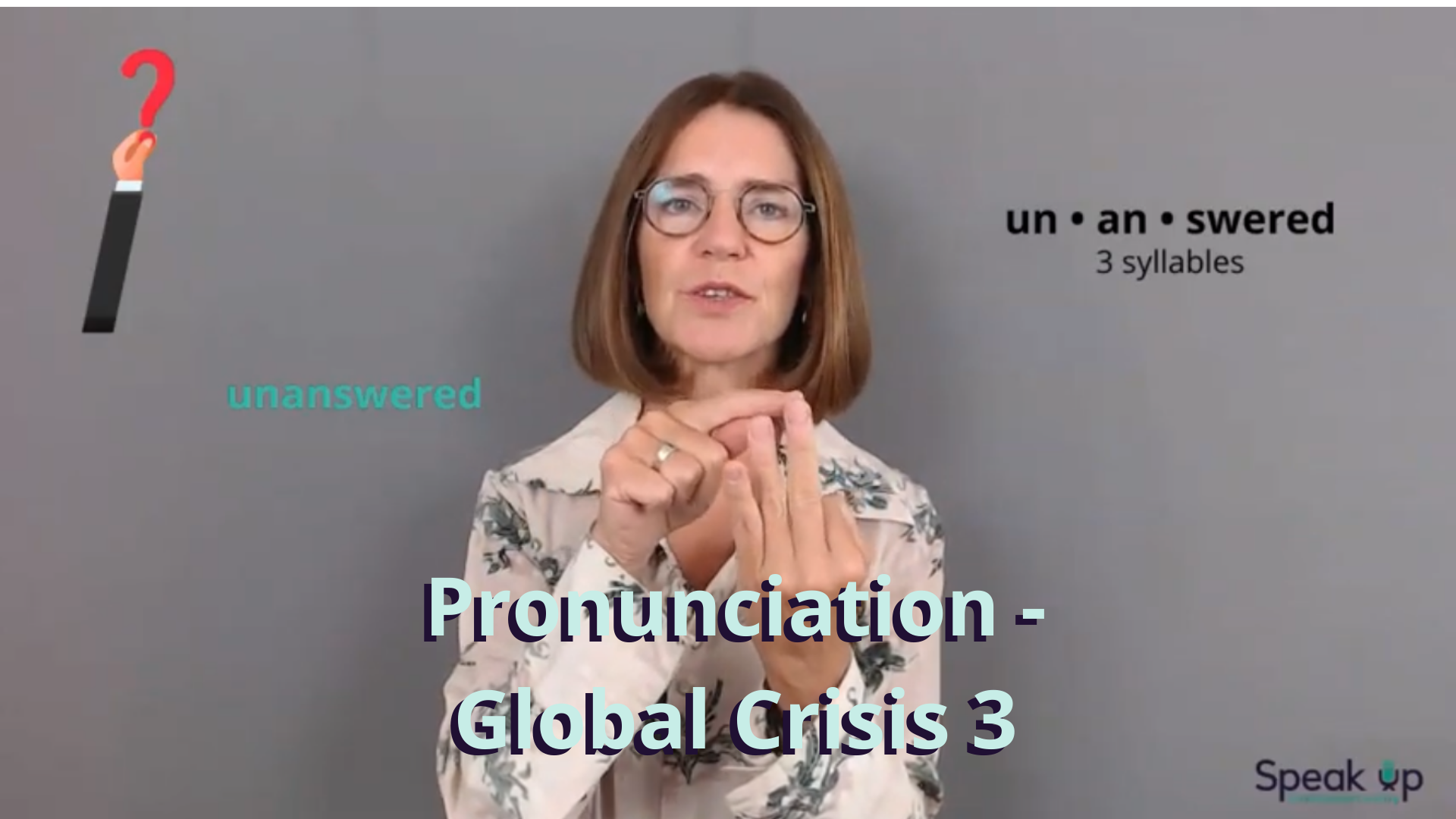 How to Pronounce: Analyses, Unanswered and Debt.